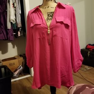 Michael Kors Casual electric pink top